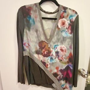 Beautiful Zara watercolor top